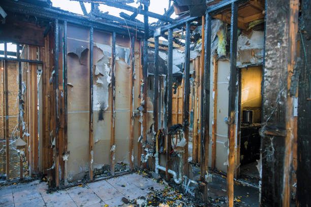 Professional Fire Damage Removal technician working in Dumas, TX
